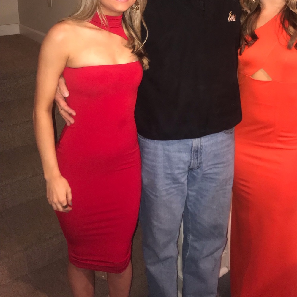 Revolve Red Dress - Picture 2 of 3